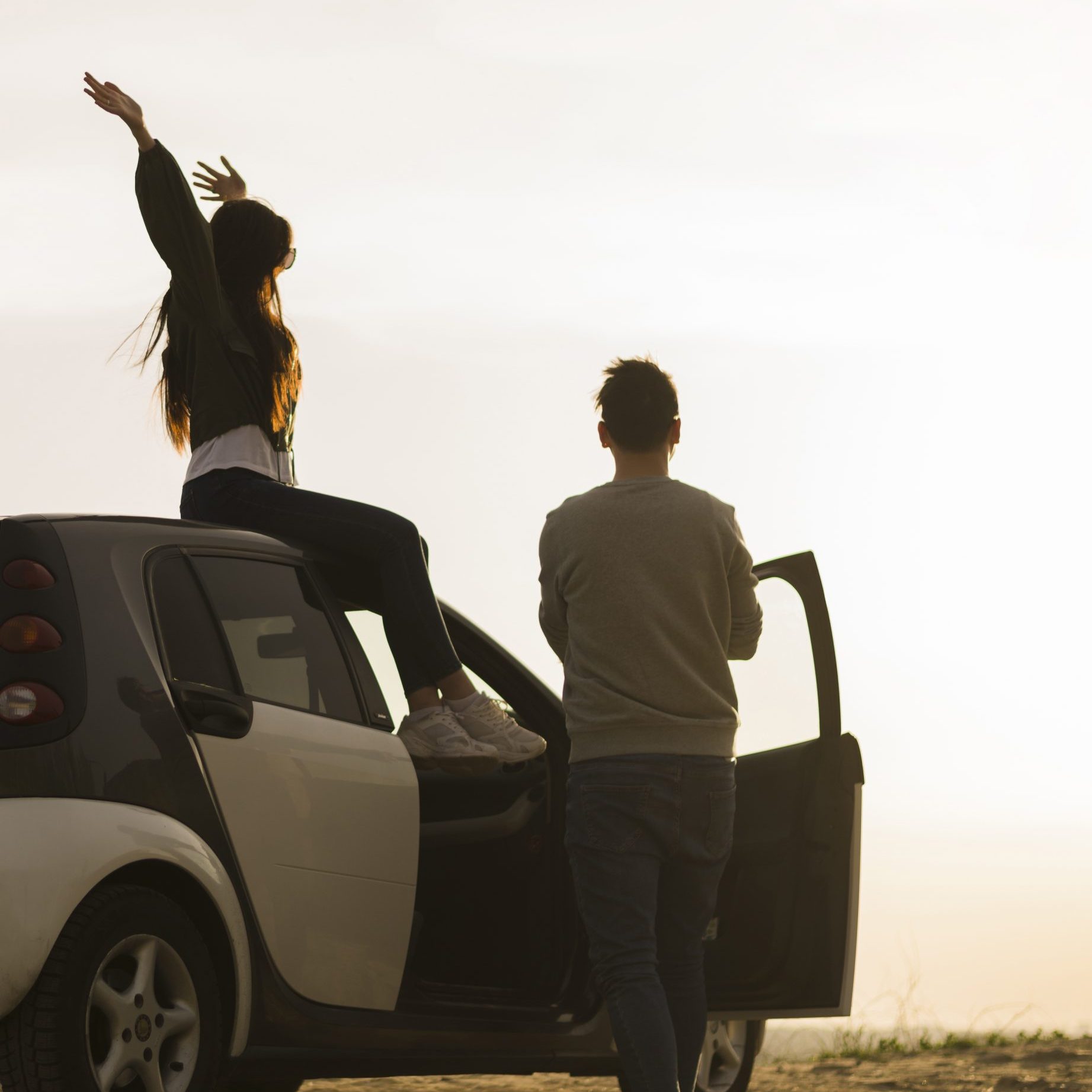 road-trip-concept-with-young-couple road-trip-concept-with-young-couple